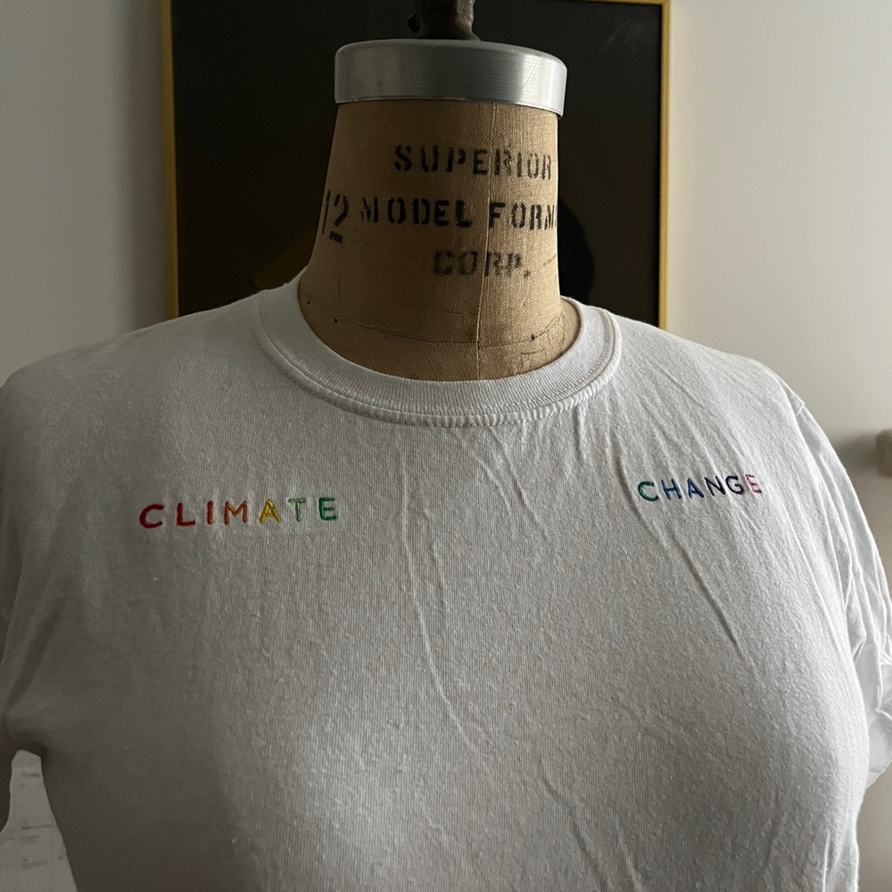 Collina Strada ‘Climate Change’ embroidered tee